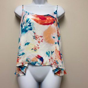 Saks Fifth Avenue Strappy‎ Floral Tank Top